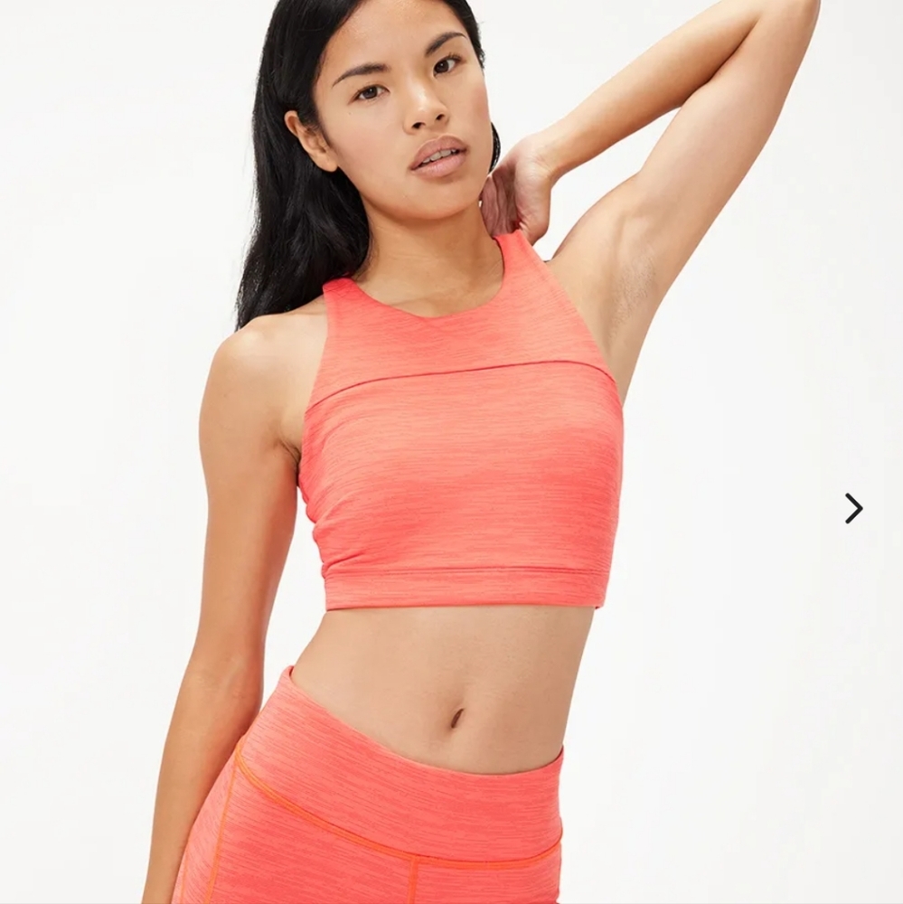 Outdoor voices move free crop top sports bra
